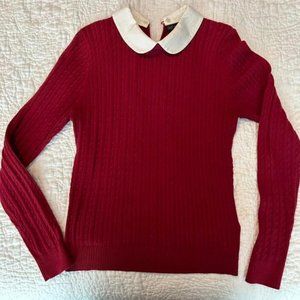 Womens Sweater with Removable Collar